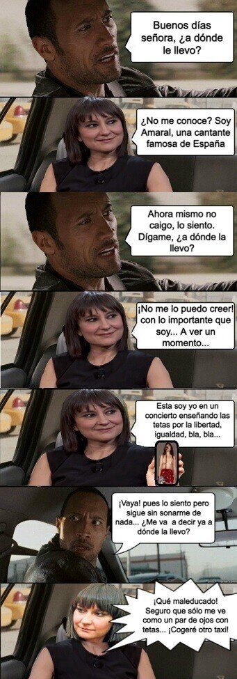 Otros - Vale Amaral, no te enfades si hay alguien que no te conoce y no vio tu discurso feminista...
