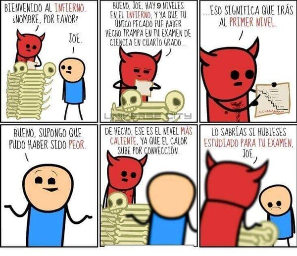 Otros - Cuidado con hacer trampas en los exámenes