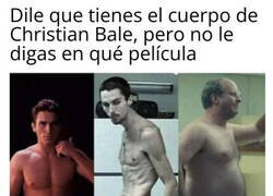 Enlace a El cuerpo de Christian Bale