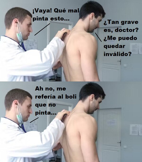 Meme_otros - No dé esos sustos, señor doctor...