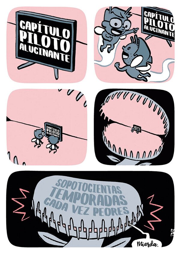 Meme_otros - Cuando estás atrapado con una serie