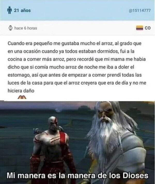 Meme_otros - Confundiendo al arroz