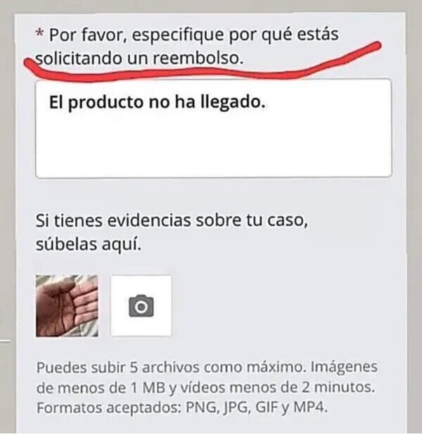 Meme_otros - Subiendo las evidencias