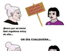 Enlace a Al lado de los mayores, pero no mucho