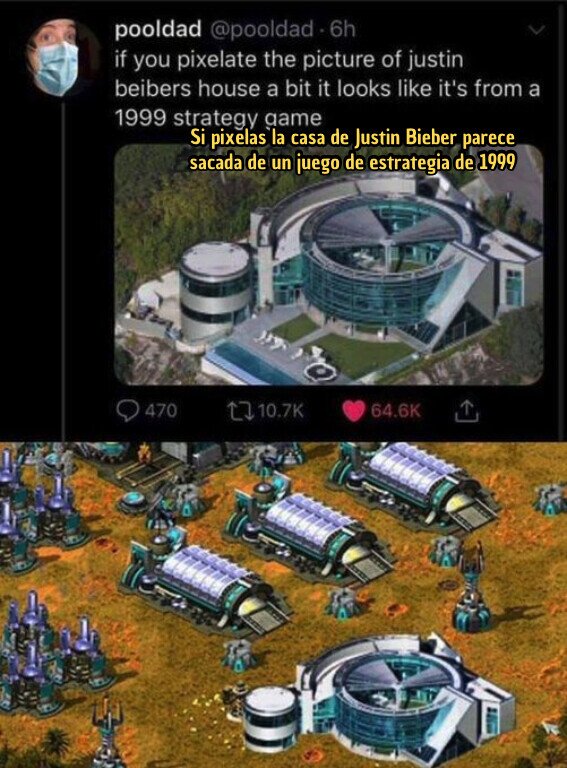 Meme_otros - La nueva casa de Justin Bieber