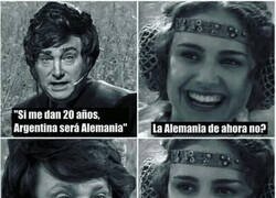 Enlace a Que mala pinta tiene lo de Milei