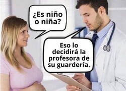 Enlace a Es pronto para asumir su género