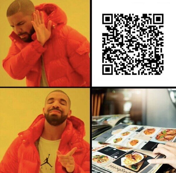 Meme_otros - Yo no quiero QR, quiero carta