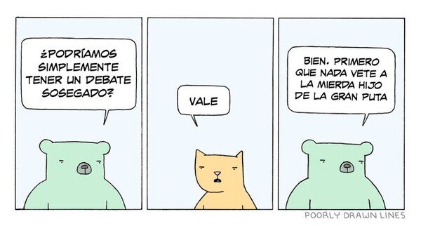 Otros - Debates sosegados actualmente