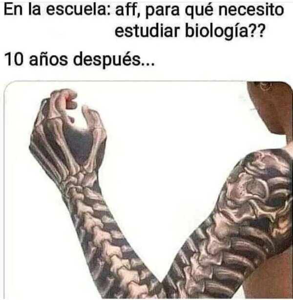 Otros - La biología servía para no hacer el ridículo