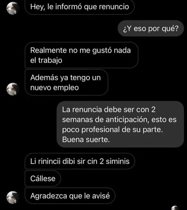 Meme_otros - Renuncia profesional y respetuosa