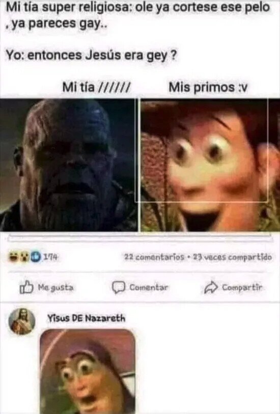 Meme_otros - Hasta Jesús reaccionó a eso