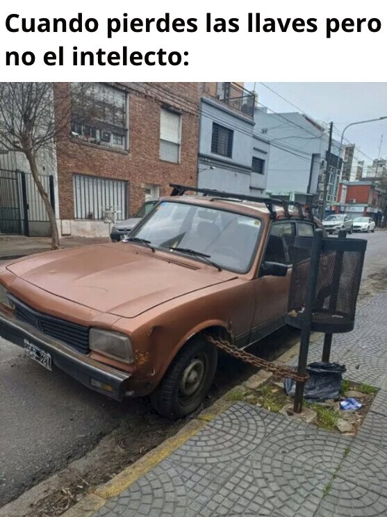 Meme_otros - Suerte que me traje el candado