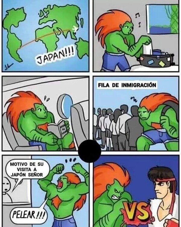 Meme_otros - Lo que nadie ve de los combates de Street Fighter