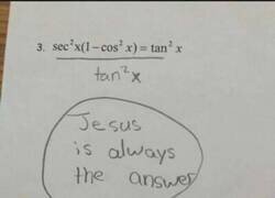 Enlace a Jesús no siempre es la respuesta