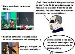 Enlace a En los años 80 y 90 también había bailes y cantantes provocativas y no se quejaba tanto la peña.