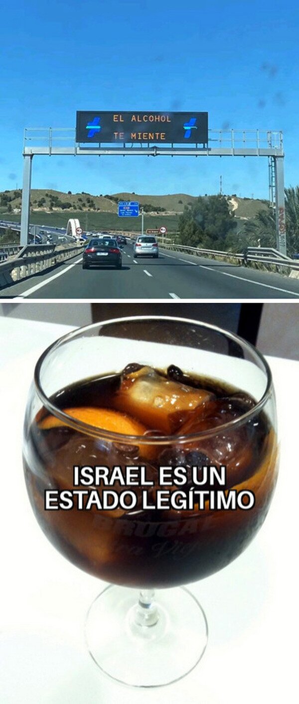 Meme_otros - Alcohol mentiroso