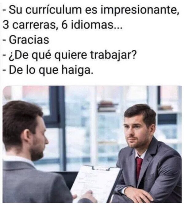 Meme_otros - ¿Notarán que mentí en el curriculum?