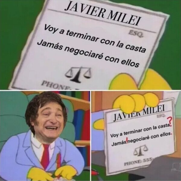 Meme_otros - La recogida de cable de Milei en Argentina