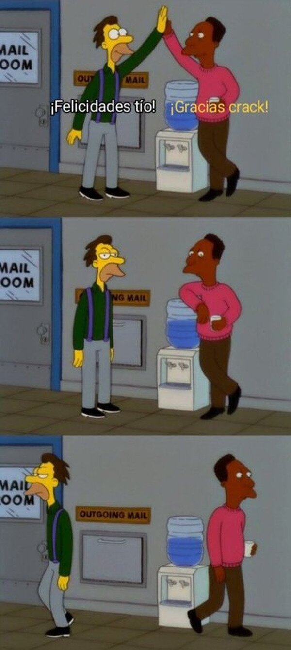 Meme_otros - Cuando tu mejor amigo de la infancia te felicita por tu cumpleaños