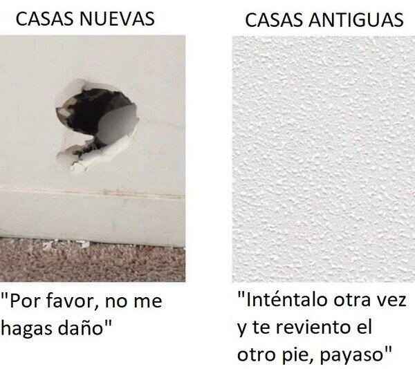 Meme_otros - Ya no hacen paredes como las de antes
