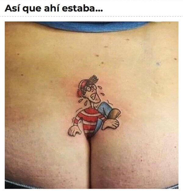 Otros - El tatuaje perfecto de Wally no exi...
