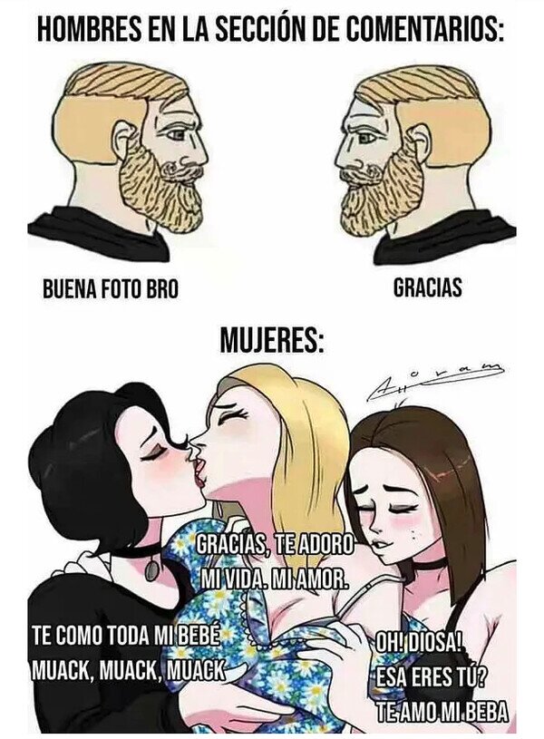 Meme_otros - Diferencias a la hora de comentar