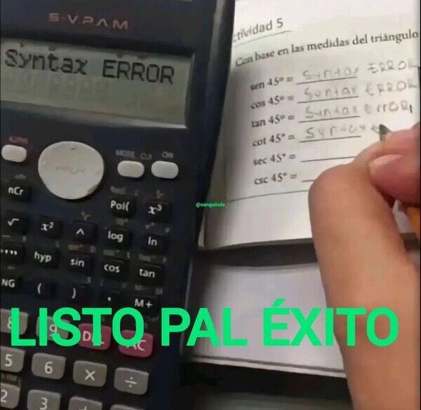 Meme_otros - Con la calculadora hasta el fin del mundo