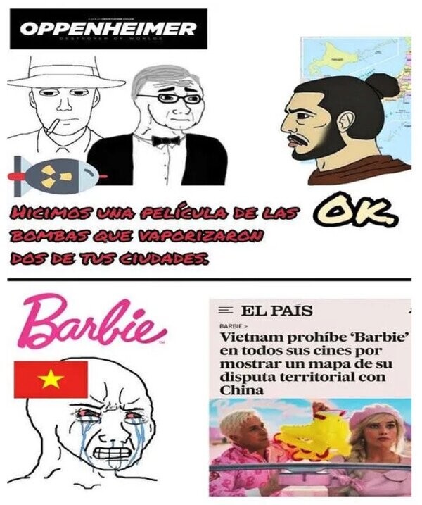 Meme_otros - Barbie consiguió ofender más que Oppenheimer