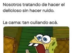 Enlace a La cama es más ruidosa que nosotros