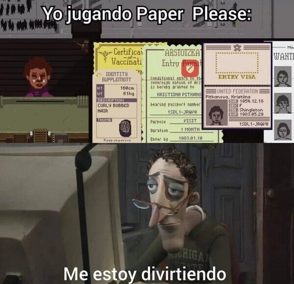 Meme_otros - El juego del papeleo y los trámites