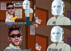 Enlace a A Bad Bunny no le gusta la IA