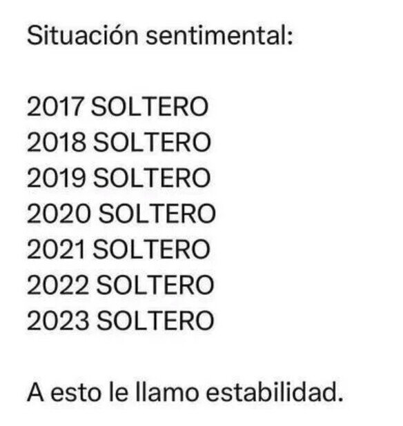 Meme_otros - Estable en lo sentimental