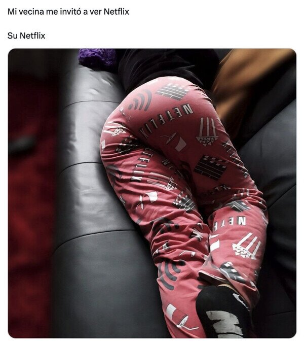 netflix,ver,invitar,vecina,pantalones