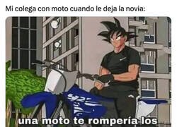 Enlace a Su único amor es la moto
