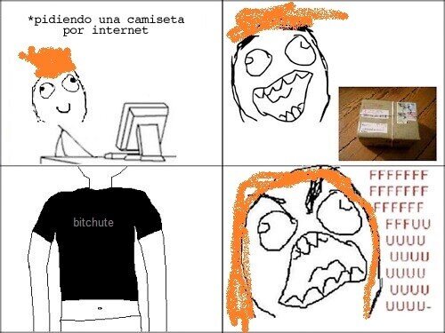 Ffffuuuuuuuuuu - Todo un clasico cuando pides por internet