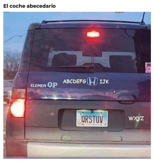 coche,abecedario,letras