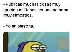Enlace a Un alma triste que hace reír a los demás