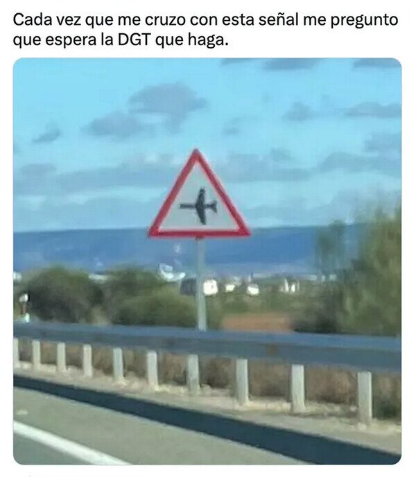 avión,señal,tráfico,DGT