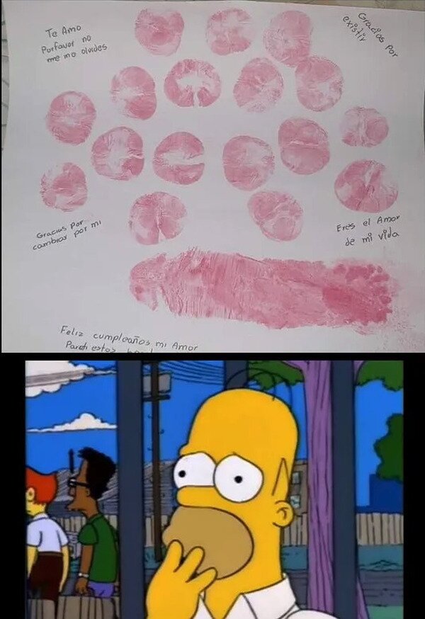 Meme_otros - Esa huella no es de unos labios...