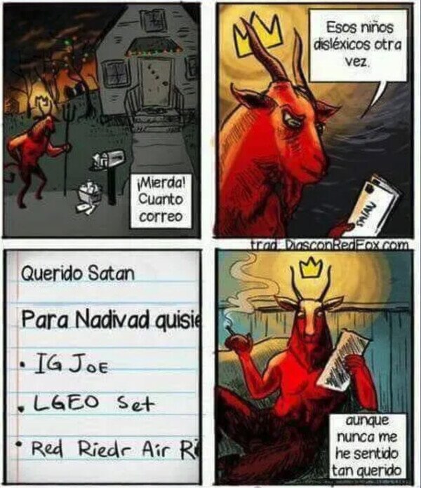 Meme_otros - Las cartas de disléxicos llegan a quien no deberían