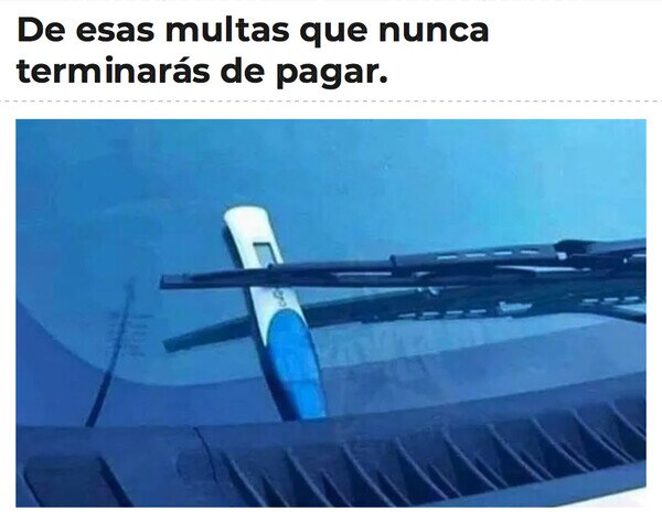 Otros - Hay multas que son para siempre