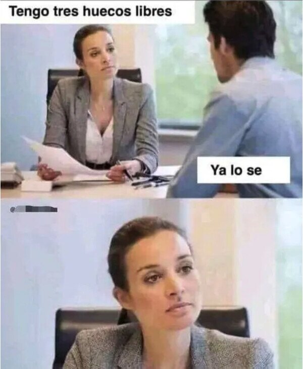 Meme_otros - La entrevista acabó rápido