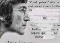 Enlace a Sabias palabras de Lennon