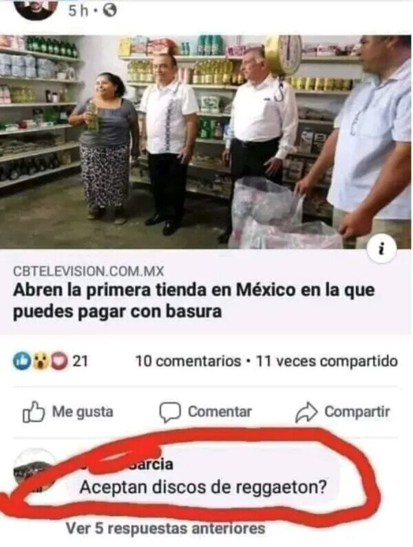 México,discos,reggaeton,basura,pagar,tienda