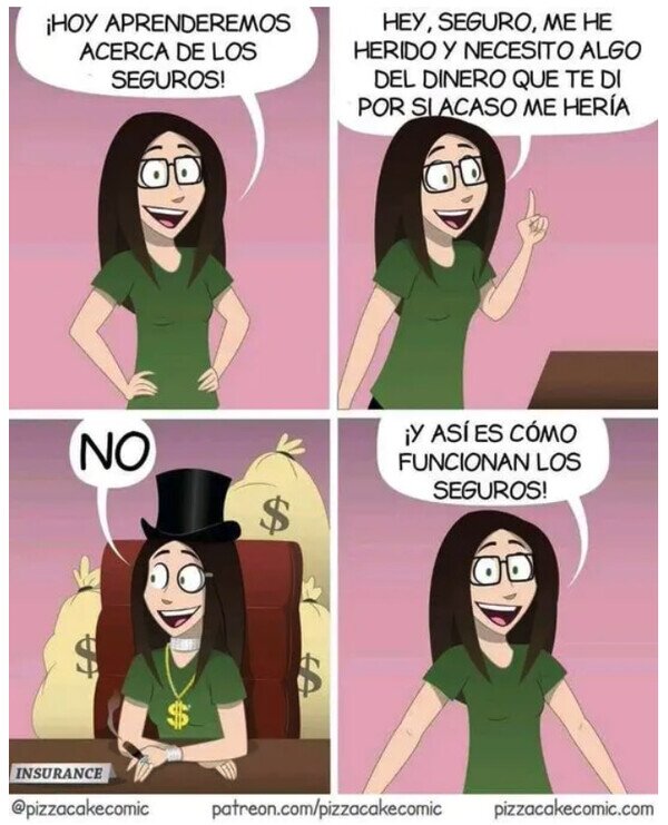 Meme_otros - Hoy aprenderemos sobre los seguros