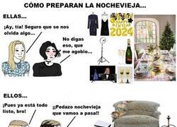 Enlace a Cómo preparan la nochevieja y todas las fiestas ellas y ellos...