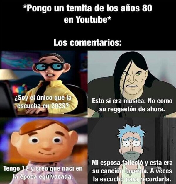 Meme_otros - Los típicos comentarios en youtube