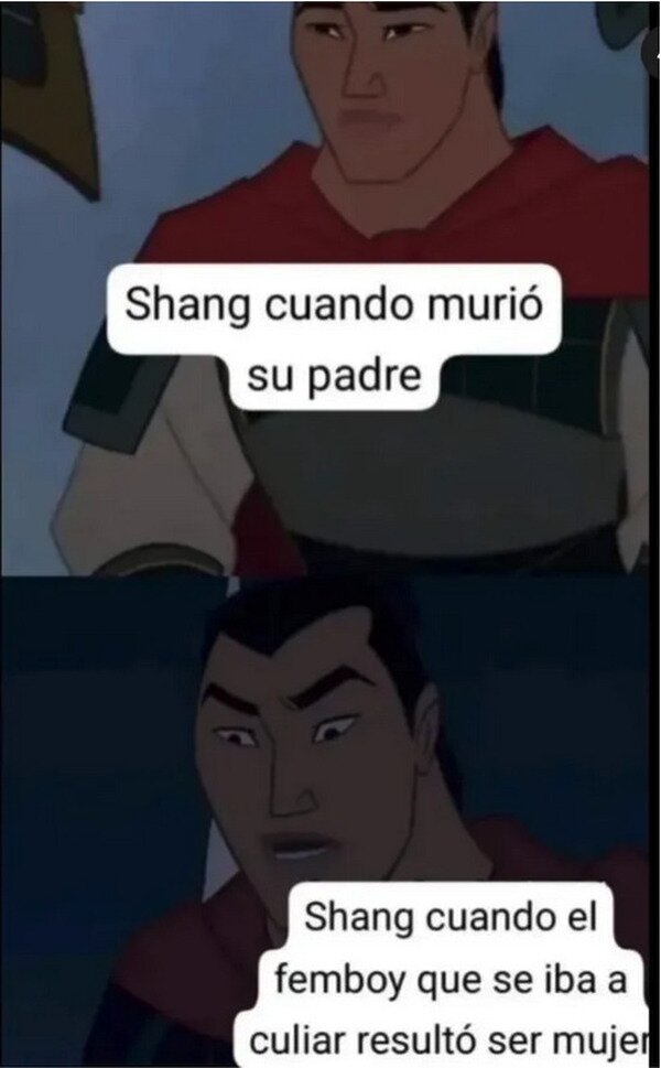 Meme_otros - ¿Alguien recuerda Mulán?