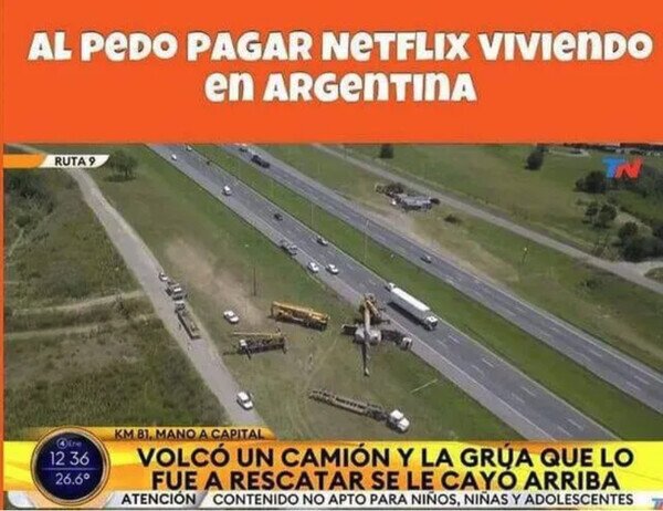 Otros - Viviendo en Argentina, no necesitas Netflix